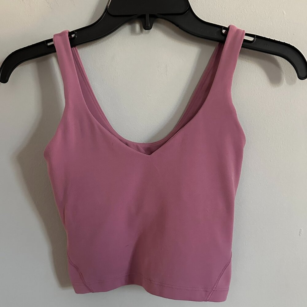 lululemon Align™ Tank Top Light Support, A/B Cup, in Velvet Dust color, Size 0